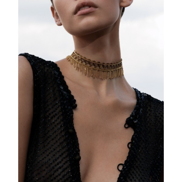 Marie Laure Chamorel  kaklo papuošalas - apyrankė 